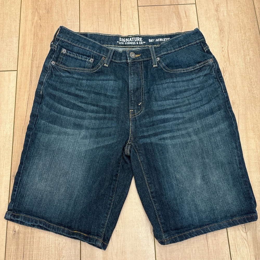 Levi's Men's Dark Blue Jean Shorts